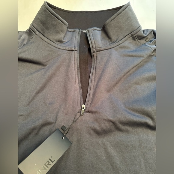 NWT UNRL Elite Quarter Zip II Pullover Men's 3XL Obsidian Gray Branded - Picture 6 of 13